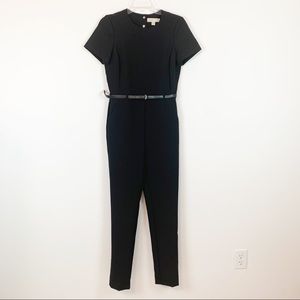 Michael kors short sleeve slim tailored jumpsuits
